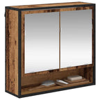Estante de pared con estante Madera vieja 65 x 20 x 60 cm