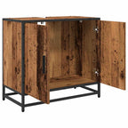 Mueble de lavabo para baño Madera envejecida 65 x 33 x 60 cm