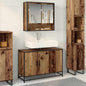 Mueble de Cuarto de Baño con puerta Roble Negro 90 x 33 x 60 cm