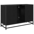 Mueble de Cuarto de Baño con puerta Roble Negro 90 x 33 x 60 cm