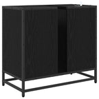 Mueble de Cuarto de Baño con cajón Roble Negro 65 x 33 x 60 cm