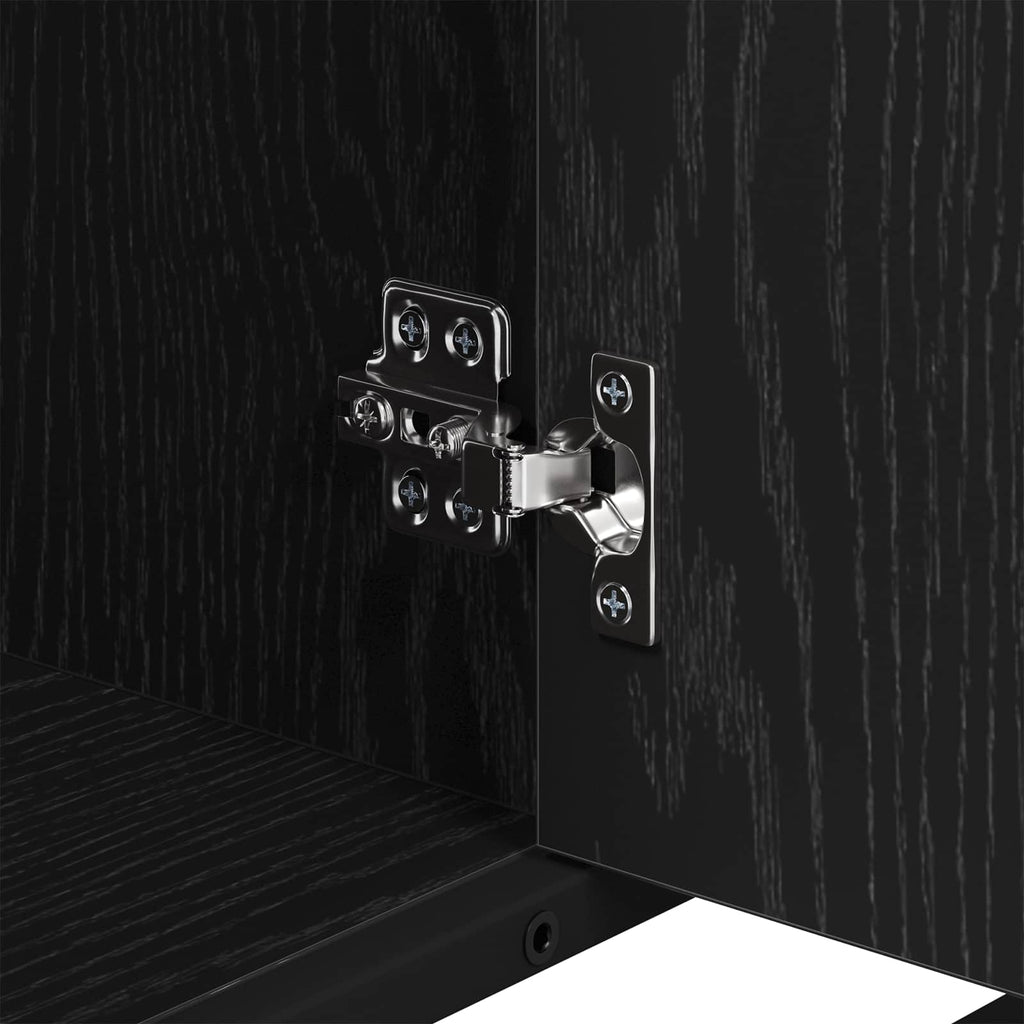 Mueble de Cuarto de Baño con cajón Roble Negro 80 x 33 x 60 cm