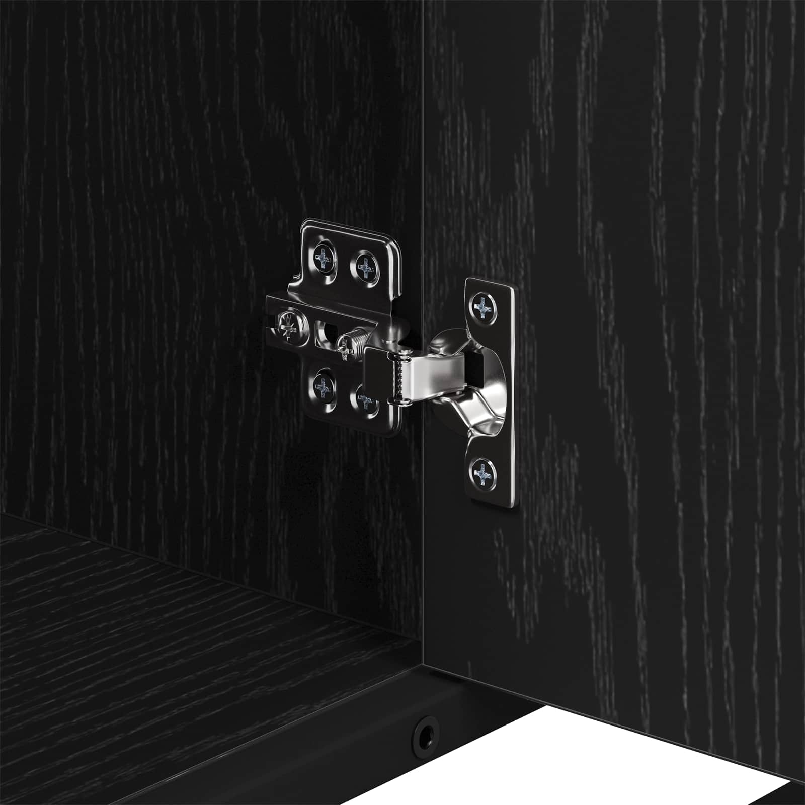 Mueble de Cuarto de Baño con cajón Roble Negro 80 x 33 x 60 cm