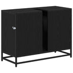 Mueble de Cuarto de Baño con cajón Roble Negro 80 x 33 x 60 cm