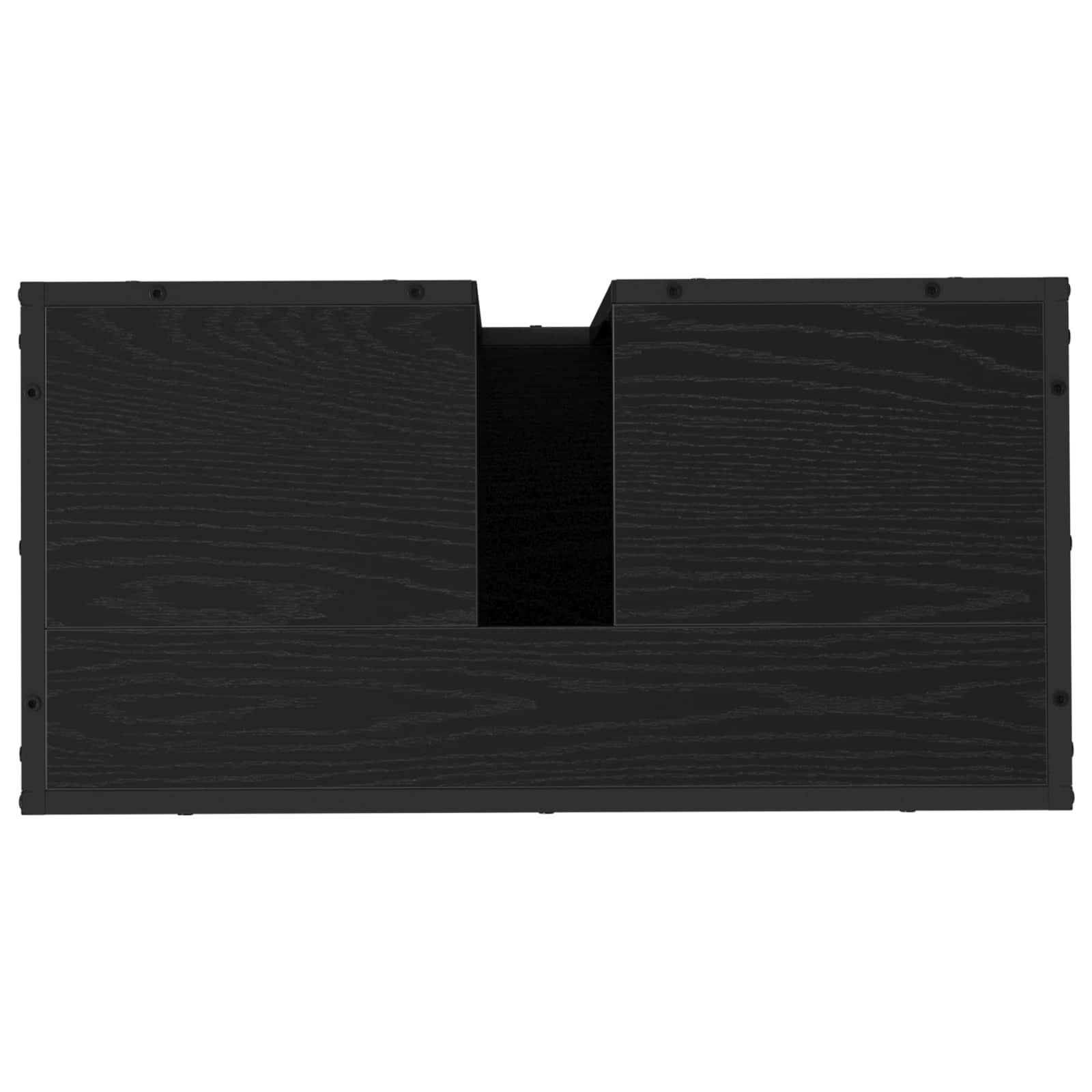 Mueble de Cuarto de Baño con puerta Roble Negro 65 x 33 x 60 cm
