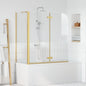 Enclosure de Ducha Manual Dorado 120 x 68 x 130 cm