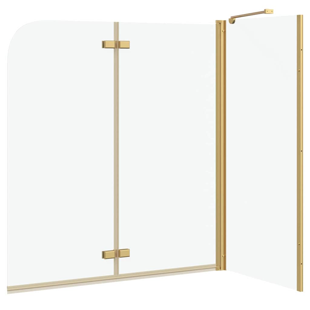Enclosure de Ducha Manual Dorado 120 x 68 x 130 cm