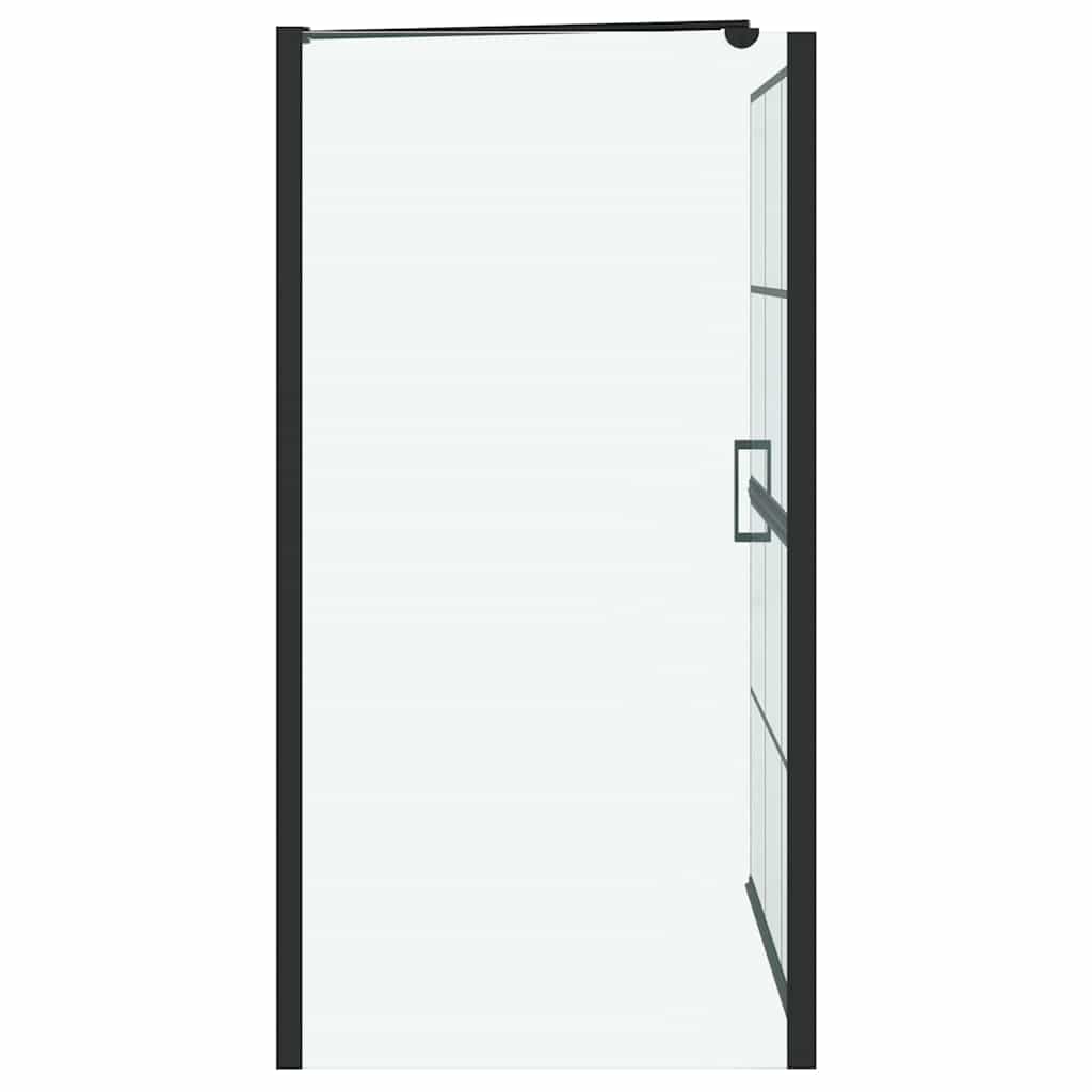 Pantalla de ducha de baño 100 x 68 x 128 cm vidrio templado