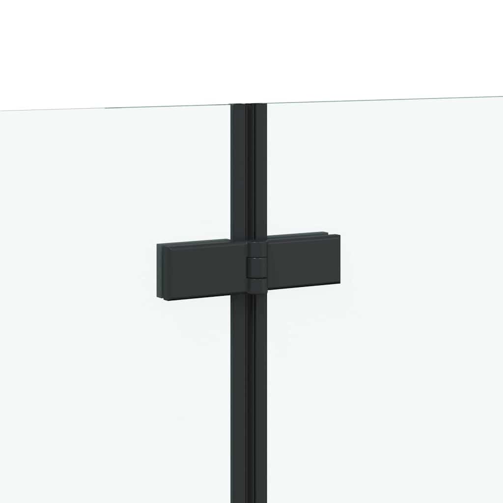 Enclosure para baño Geométrico Manual Negro 120 x 67 x 129 cm