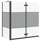 Enclosure para baño Geométrico Manual Negro 120 x 67 x 129 cm
