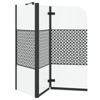 Enclosure para baño Geométrico Manual Negro 120 x 67 x 129 cm