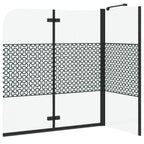 Enclosure para baño Geométrico Manual Negro 120 x 67 x 129 cm