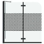 Enclosure para baño Geométrico Manual Negro 120 x 67 x 129 cm