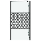 Enclosure para baño Geométrico Manual Negro 120 x 67 x 129 cm