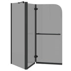 Enclosure de Ducha Bi-Folding Manual Transparente Oscuro