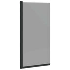 Pantalla de ducha de baño Negro 68 x 130 cm Vidrio templado
