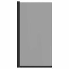 Pantalla de ducha de baño Negro 68 x 130 cm Vidrio templado