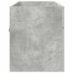 Mueble de lavabo con puerta Gris Concreto Madera de ingeniería