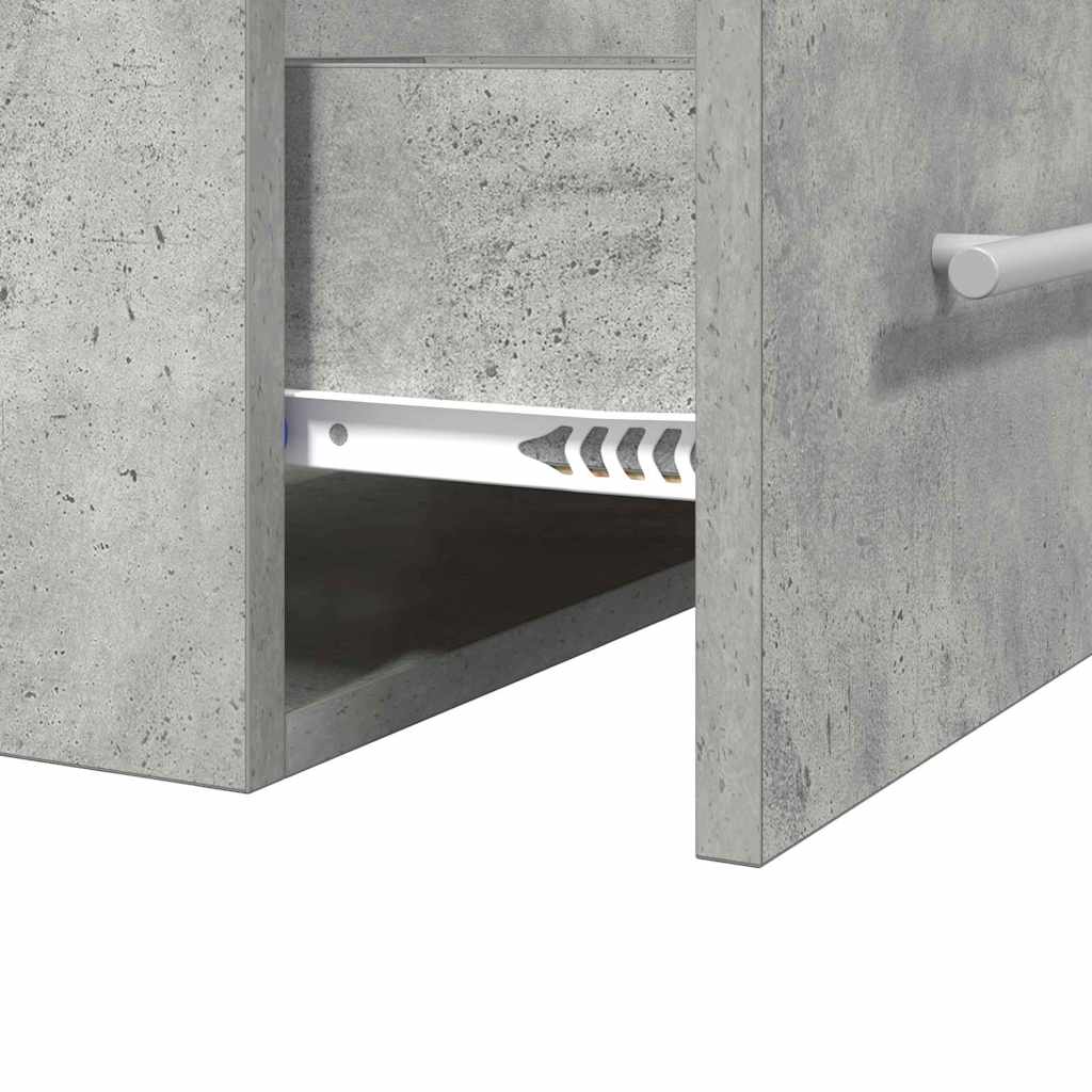 Mueble de lavabo con cajón Gris Concreto 38,5 x 41 x 48 cm