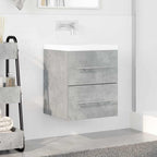 Mueble de lavabo con cajón Gris Concreto 38,5 x 41 x 48 cm
