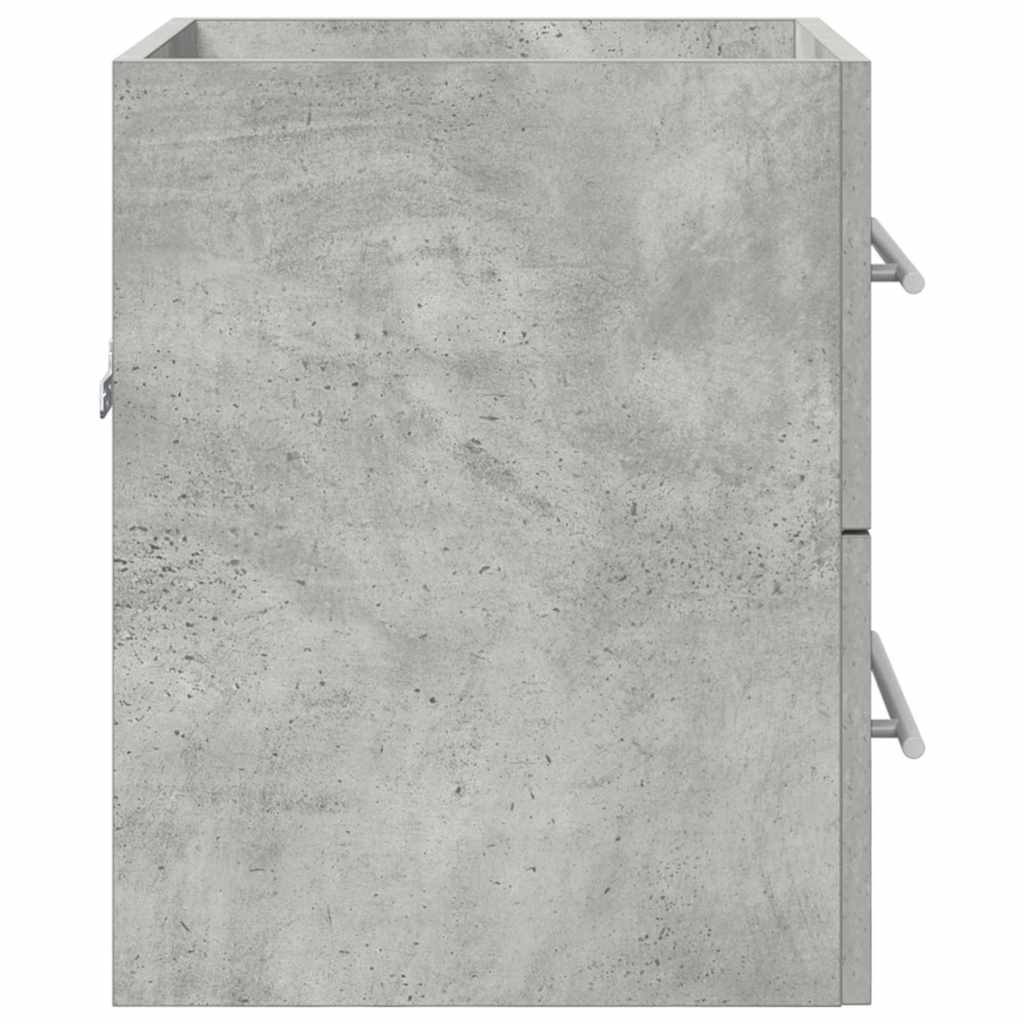 Mueble de lavabo con cajón Gris Concreto 38,5 x 41 x 48 cm