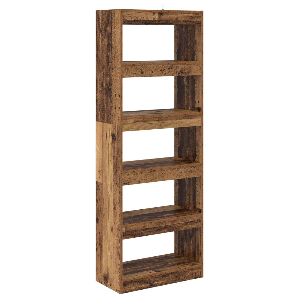 Estantería para libros Madera vieja 60 x 30 x 166 cm
