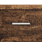 Mesa de Café con cajón Madera envejecida 55 x 55 x 45cm