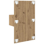 Armario de Noche 2 pcs Roble artesanal 50 x 32,5 x 80cm