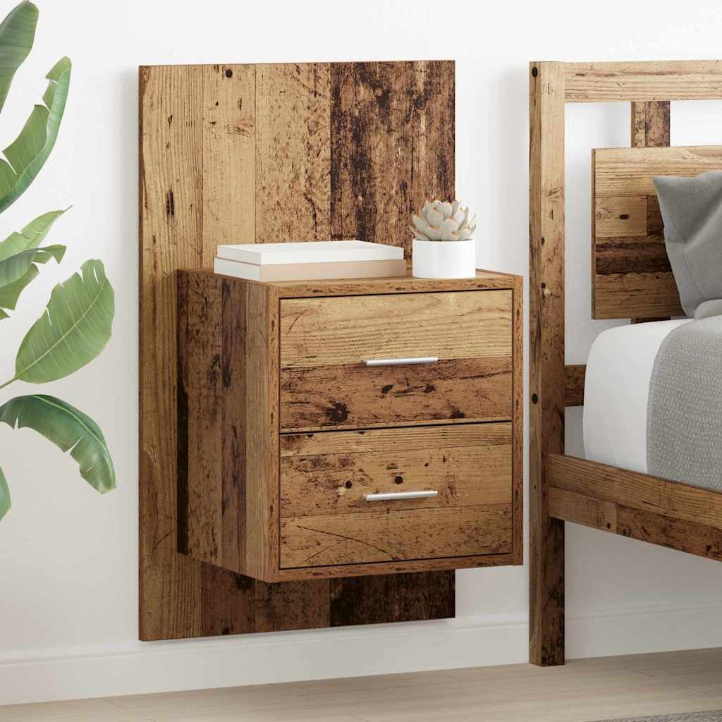 Armario de Noche Marrón 40 x 35 x 35 cm Madera de Acacia Sólida