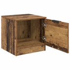 Mueble cama con cajón 2 pcs Madera vieja 40 x 39 x 40cm