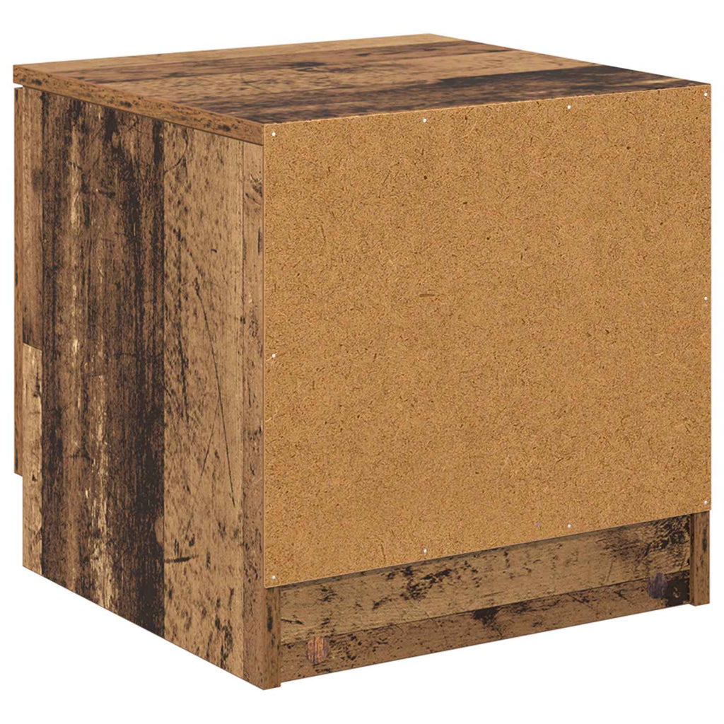 Mueble cama con cajón 2 pcs Madera vieja 40 x 39 x 40cm