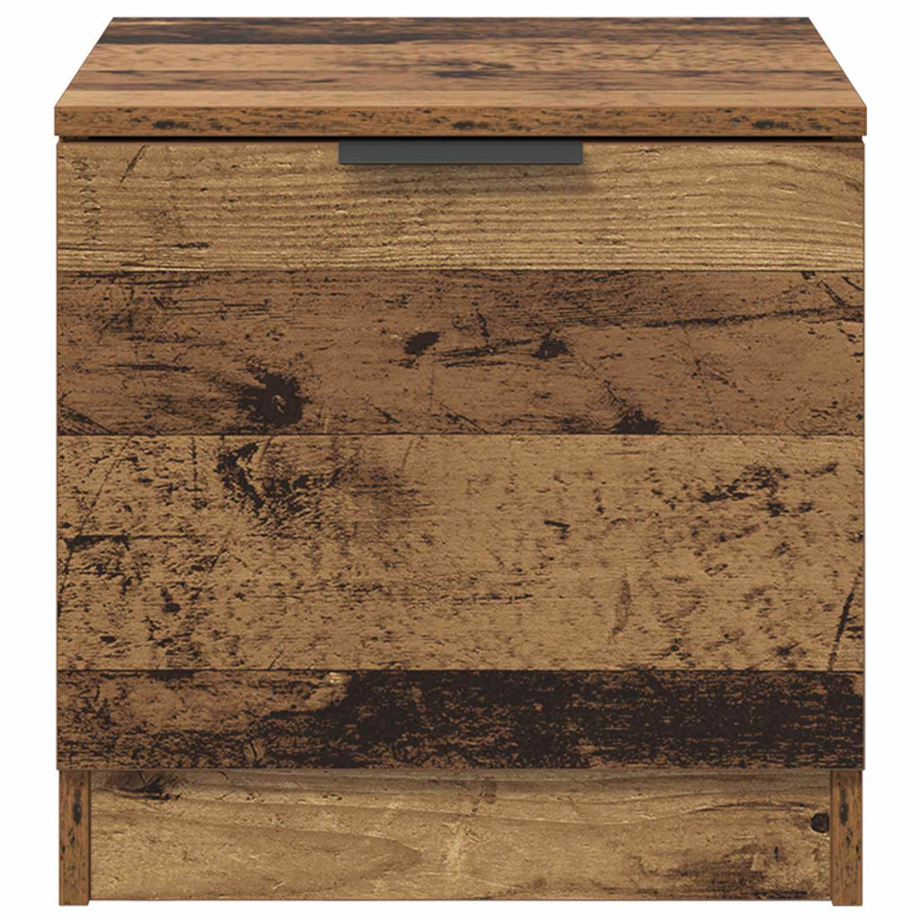 Mueble cama con cajón 2 pcs Madera vieja 40 x 39 x 40cm