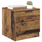 Mueble cama con cajón 2 pcs Madera vieja 40 x 39 x 40cm