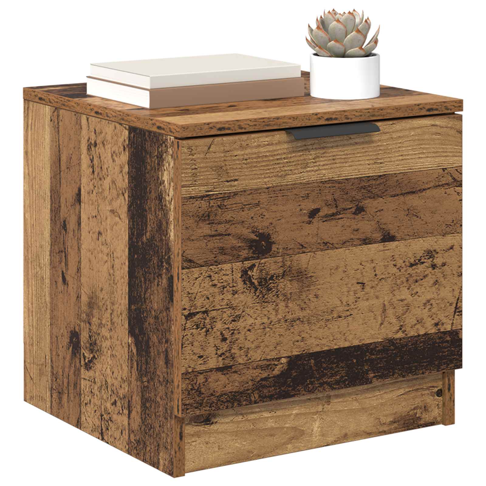 Mueble cama con cajón 2 pcs Madera vieja 40 x 39 x 40cm