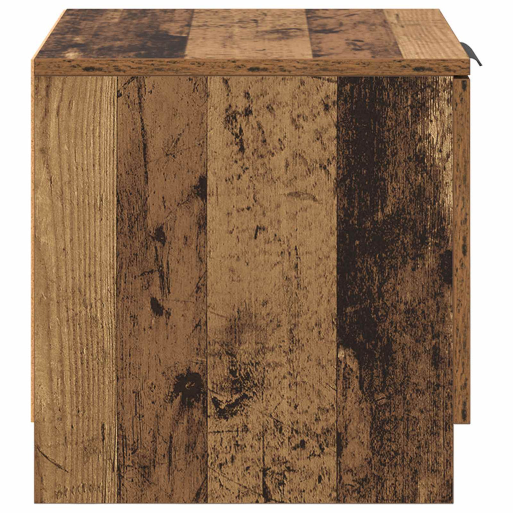 Mueble cama con cajón 2 pcs Madera vieja 40 x 39 x 40cm