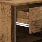 Mueble cama con cajón 2 pcs Madera vieja 40 x 39 x 40cm