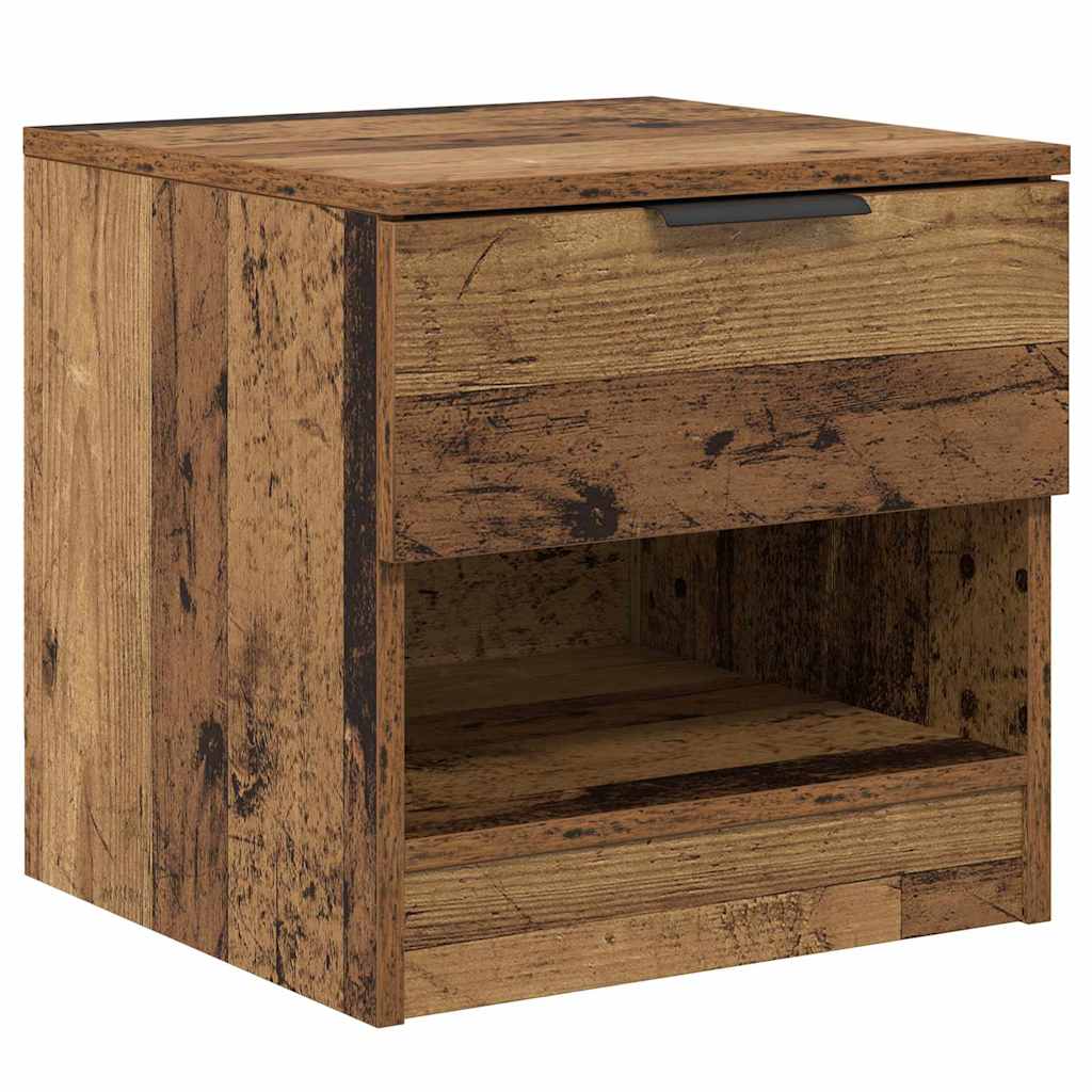 Mueble cama con cajón 2 pcs Madera vieja 40 x 39 x 40cm