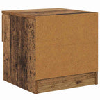 Mueble cama con cajón 2 pcs Madera vieja 40 x 39 x 40cm