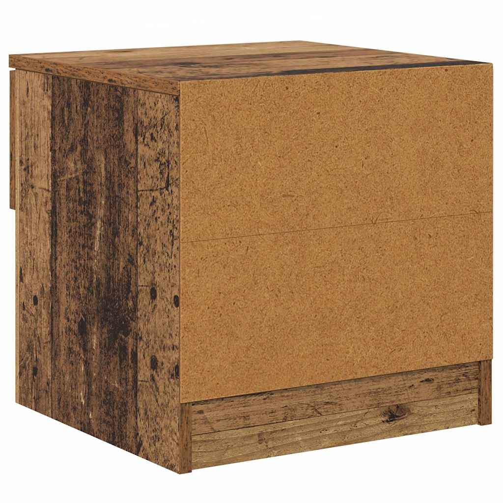 Mueble cama con cajón 2 pcs Madera vieja 40 x 39 x 40cm