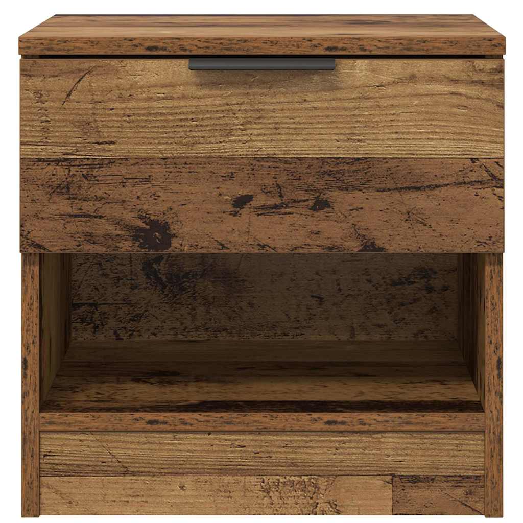 Mueble cama con cajón 2 pcs Madera vieja 40 x 39 x 40cm