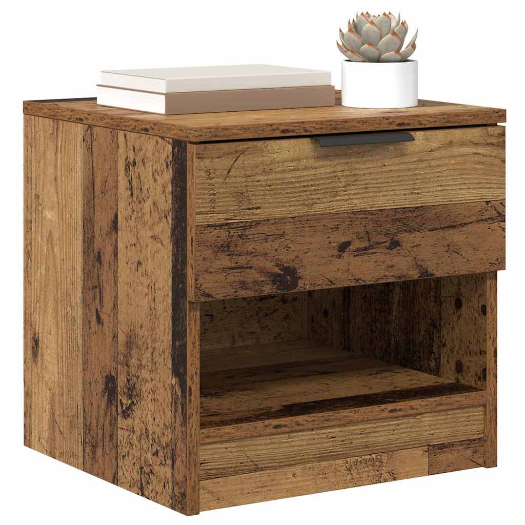Mueble cama con cajón 2 pcs Madera vieja 40 x 39 x 40cm