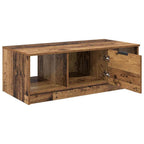 Mesa de Café con cajón Madera envejecida 102 x 50 x 36cm