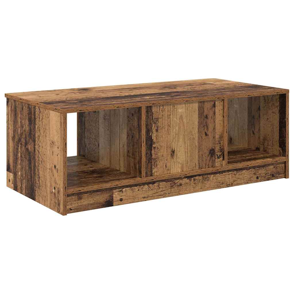 Mesa de Café con cajón Madera envejecida 102 x 50 x 36cm