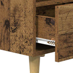 Mueble cama con cajón 2 pcs Madera vieja 40 x 35 x 47.5cm