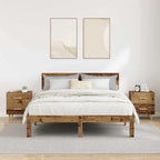 Mueble cama con cajón 2 pcs Madera vieja 40 x 35 x 47.5cm