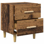 Mueble cama con cajón 2 pcs Madera vieja 40 x 35 x 47.5cm