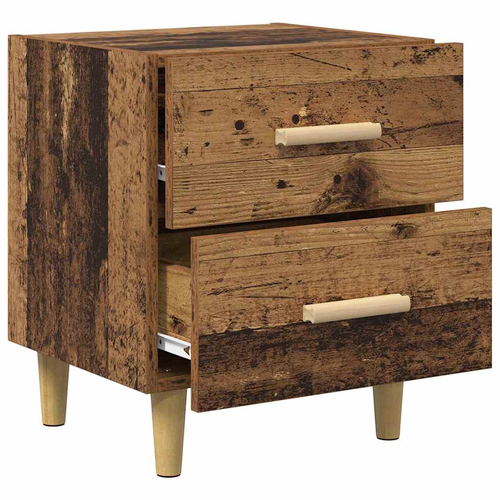 Mueble cama con cajón 2 pcs Madera vieja 40 x 35 x 47.5cm