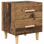 Mueble cama con cajón 2 pcs Madera vieja 40 x 35 x 47.5cm