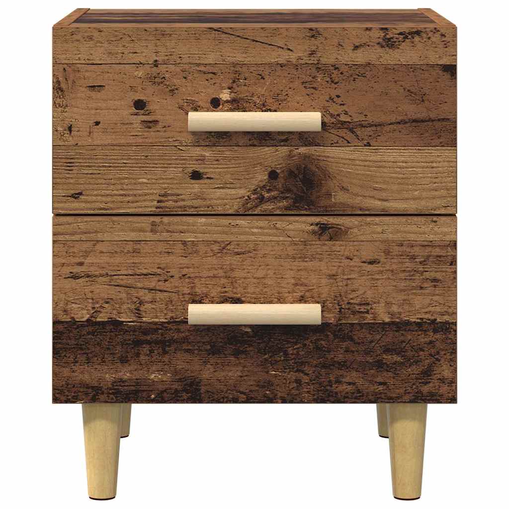 Mueble cama con cajón 2 pcs Madera vieja 40 x 35 x 47.5cm