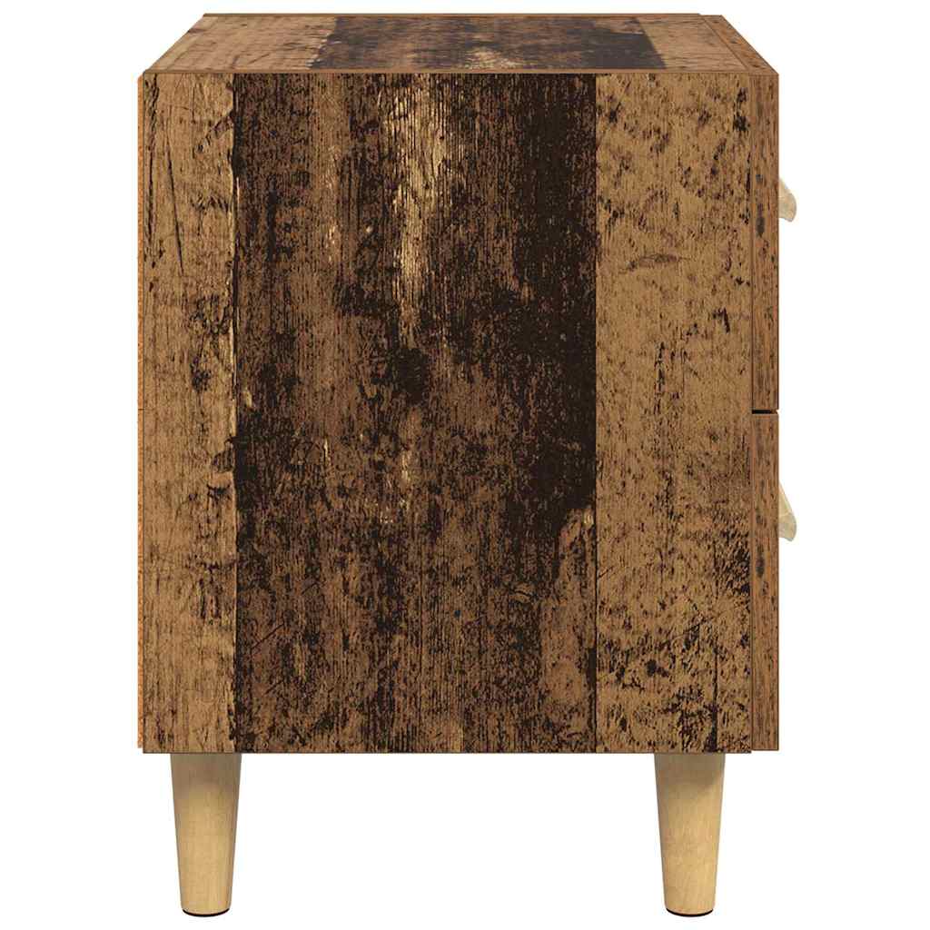 Mueble cama con cajón 2 pcs Madera vieja 40 x 35 x 47.5cm